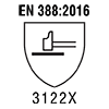 EN 388:2016 - 3122X