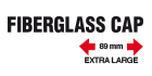 FIBERGLASS-CAP XL(89mm)