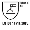 EN ISO 11611:2015 Class 2 A1