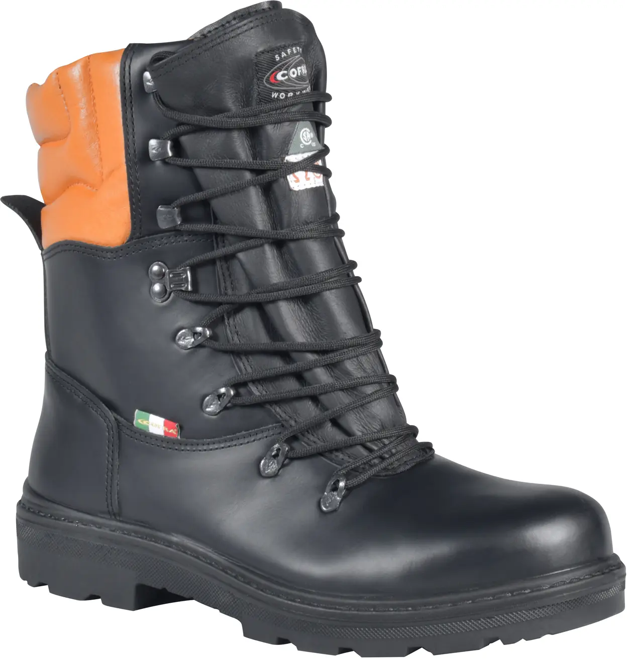 Scarpe Antinfortunistiche Cofra Modigliani Nere – Senza Metallo, Plantare Evanit, Misura 7.5